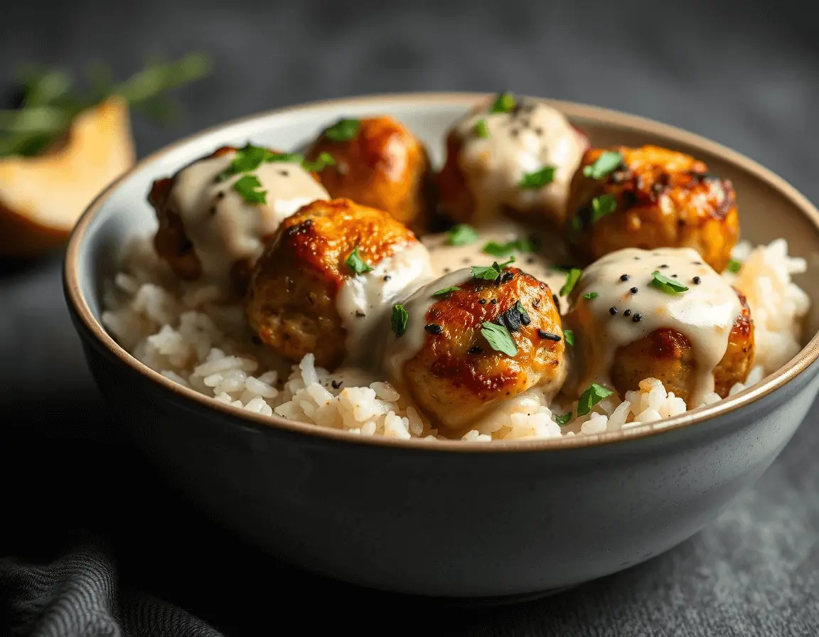 Creamy Smothered Chicken and Rice