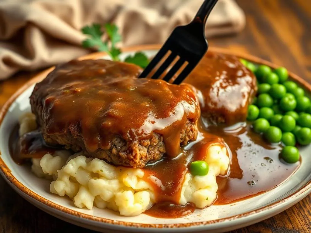 Air Fryer or Oven Baked Salisbury Steak